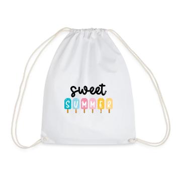 ICE ÉTÉ DOUX VOYAGE VACANCES PLAGE PALM LAKE MOTIF - Sac de sport léger - blanc - Devant