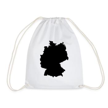 Germany - Drawstring Bag - white - Front