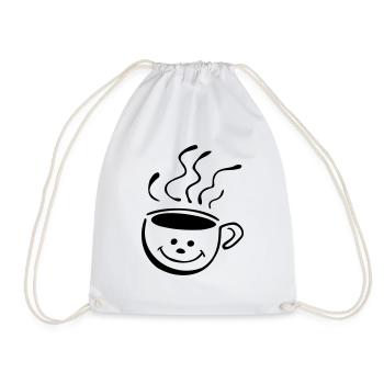 tasse von wicki_de - Turnbeutel - Weiß - Vorne