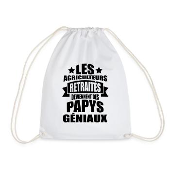 les agriculteur retraités deviennent papys géniaux - Sac de sport léger - blanc - Devant