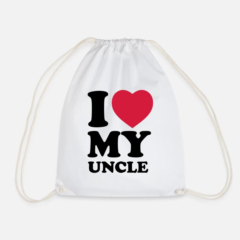 I love my uncle - Turnbeutel - Weiß