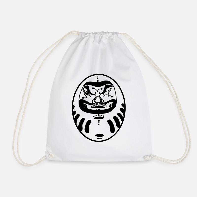 DARUMA - Drawstring Bag - white