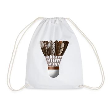Federball - Badminton - Drawstring Bag - white - Front