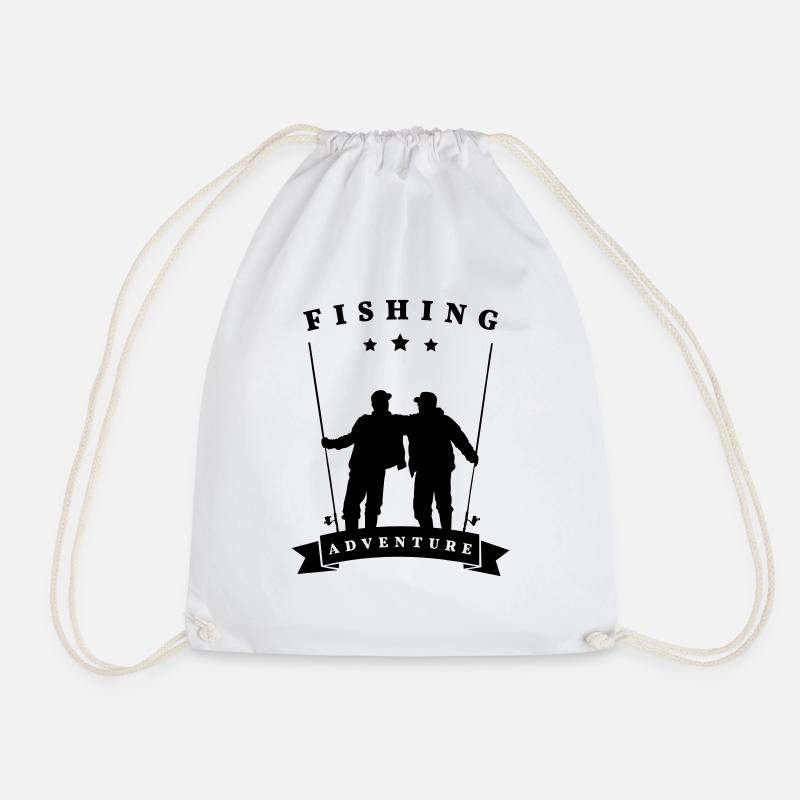 Fishing Adventure - Turnbeutel - Weiß
