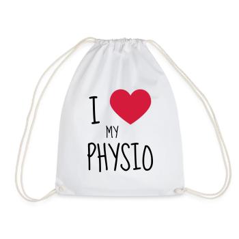 Physiotherapy Physio Krankengymnast Kiné Doctor - Drawstring Bag - white - Front