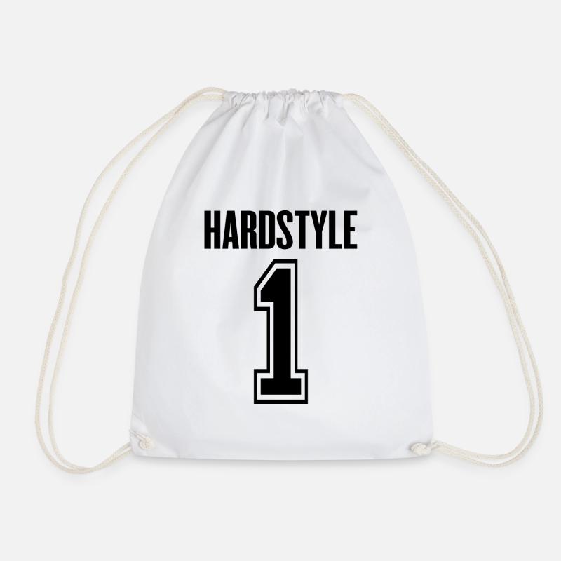Hardstyle #1 - Turnbeutel - Weiß