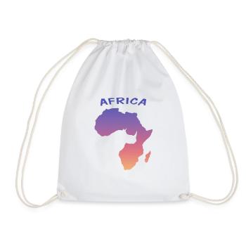 Africa - Turnbeutel - Weiß - Vorne