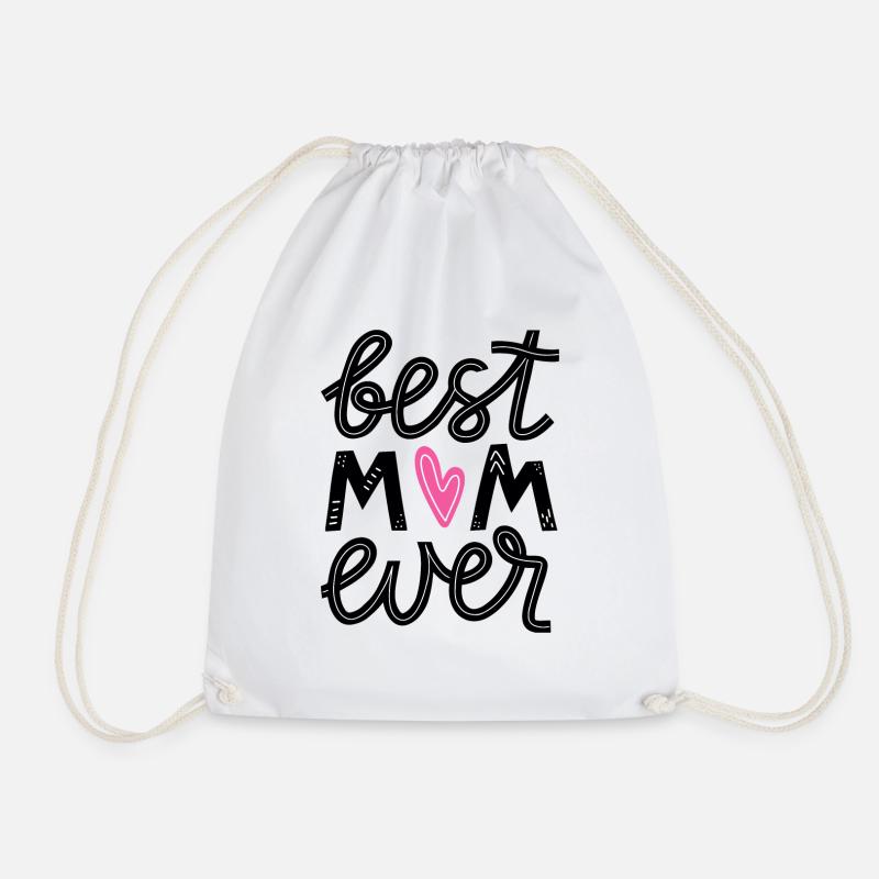 bestmomever - Turnbeutel - Weiß