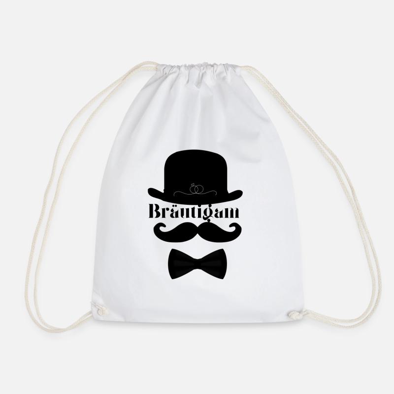 Bräutigam Gentleman - Turnbeutel - Weiß