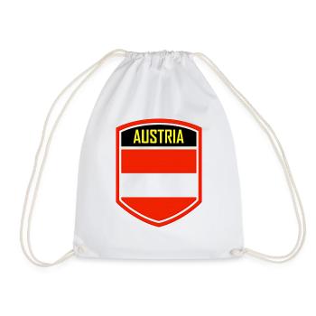 Austria Europe Alps Landmark Vienna - Drawstring Bag - white - Front