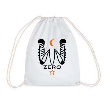 Zero star skeletons - Drawstring Bag - white - Front
