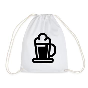 Choppe Bière - Sac de sport léger - blanc - Devant