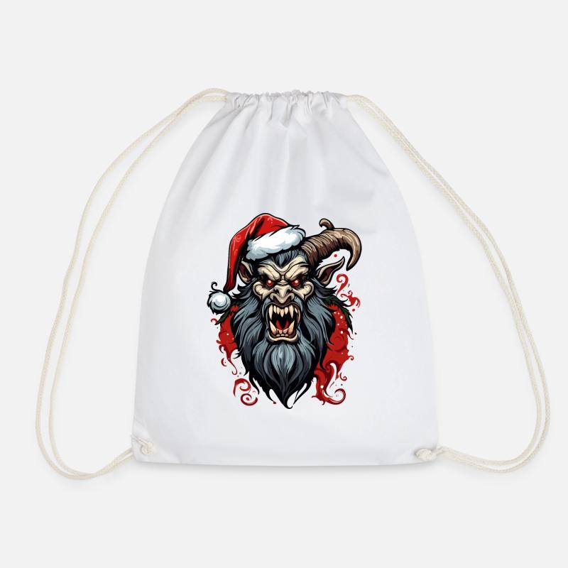 Krampus / Tradition / Kultur / Wintergeist - Turnbeutel - Weiß