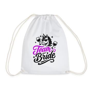 Équipe Bride Licorne - Sac de sport léger - blanc - Devant