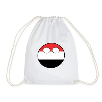 Countryball Country Home Yemen - Drawstring Bag - white - Front