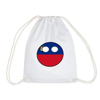 Countryball Country Home Liechtenstein - Drawstring Bag - white - Front