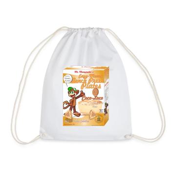 Eazy Money Bench Press Cartel - Bench Press Plates - Drawstring Bag - white - Front