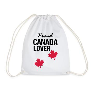 Canada Lover Canada Pays Amérique du Nord Cadeau - Sac de sport léger - blanc - Devant