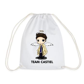 Team Castiel (Licht) - Turnbeutel - Weiß - Vorne