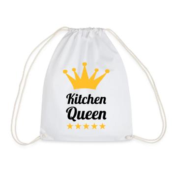 Kitchen Queen - Turnbeutel - Weiß - Vorne