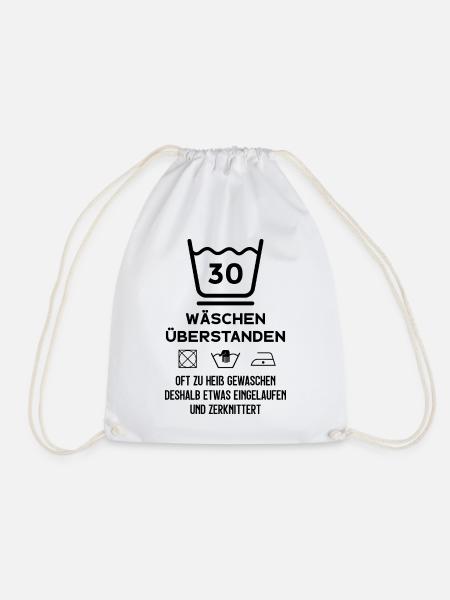 30. GEBURTSTAG JAHRGANG 1992 30 JAHRE - Turnbeutel - Weiß