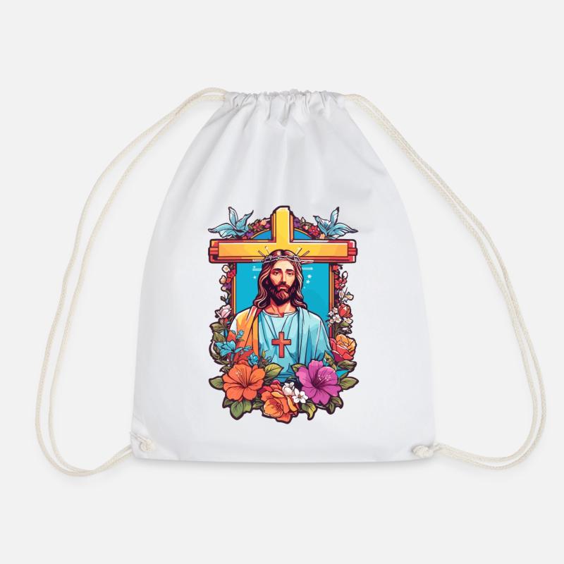 Jesus Christus - Turnbeutel - Weiß