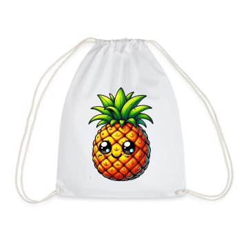 Ananas - Sac de sport léger - blanc - Devant