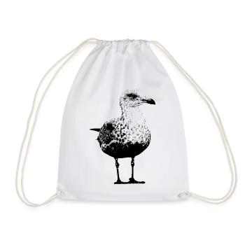Mouette - Sac de sport léger - blanc - Devant