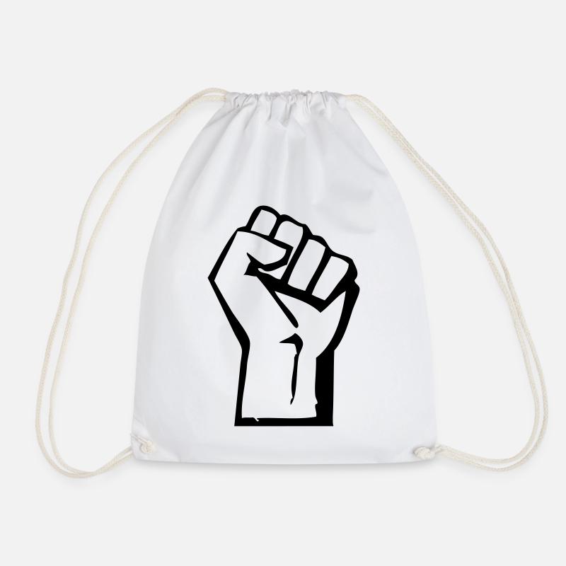 Faust - Proletariat - Worker - Drawstring Bag - white