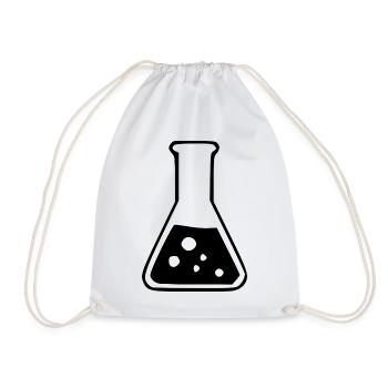 Reagenzglas Chemie Chemiker Geschenk - Turnbeutel - Weiß - Vorne