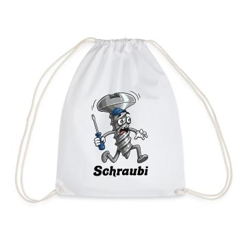 Schraubi Werkstattheld - Turnbeutel - Weiß - Vorne