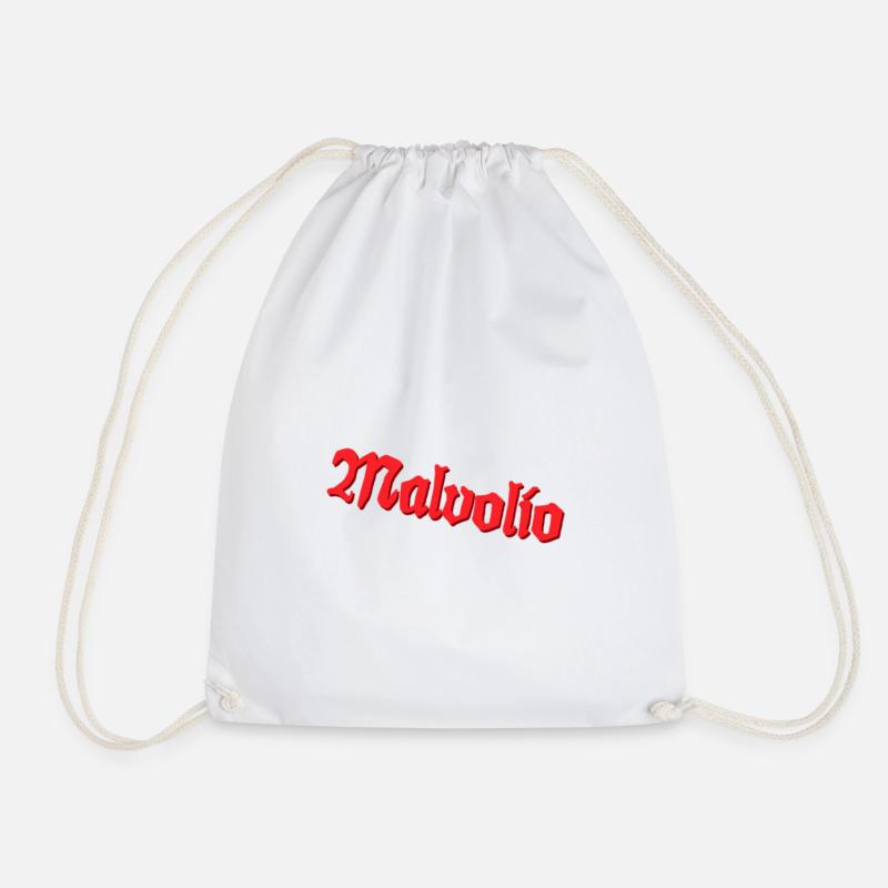 Malvolio - Drawstring Bag - white