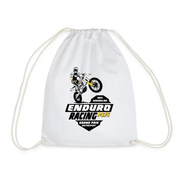 Enduro Offroad - Drawstring Bag - white - Front