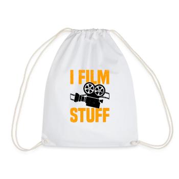 Director Filmmaker Feature Film Film - Drawstring Bag - white - Front