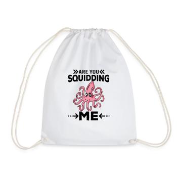 Octopus Octopus Sea Tentacle Octopus Octopus Octopus - Drawstring Bag - white - Front