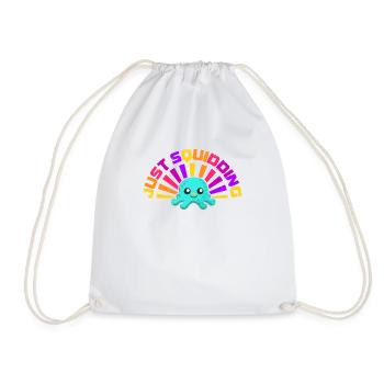 Octopus Octopus Sea Tentacle Octopus Octopus Octopus - Drawstring Bag - white - Front