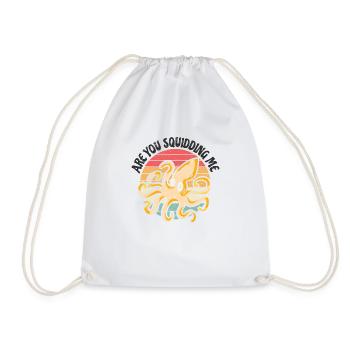 Octopus Octopus Sea Tentacle Octopus Octopus Octopus - Drawstring Bag - white - Front