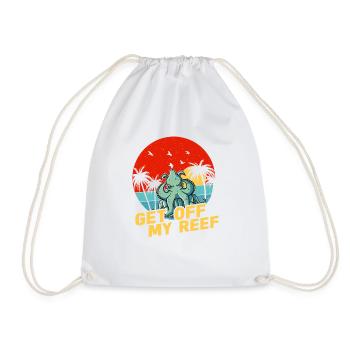 Octopus Octopus Sea Tentacle Octopus Octopus Octopus - Drawstring Bag - white - Front