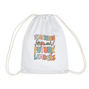 Primary School Teacher Kindergarten Educator - Drawstring Bag - white - Front