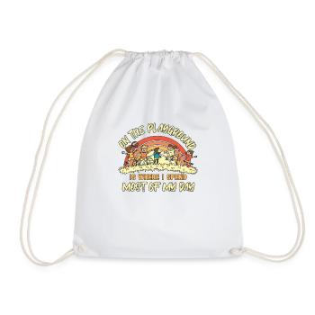 Primary School Teacher Kindergarten Educator - Drawstring Bag - white - Front
