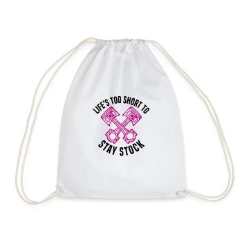 Muscel Car V8 Turbocompresseur Tuning Racing Car - Sac de sport léger - blanc - Devant