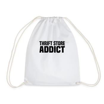 Secondhand Shop Secondhand Eco Hipster Used - Drawstring Bag - white - Front