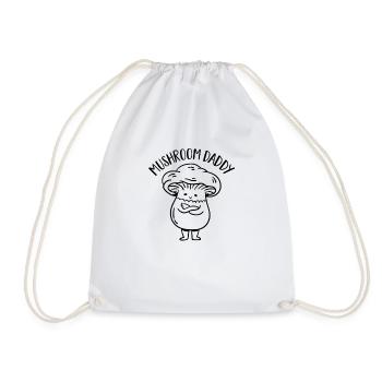 Mushroom Picker Mushroom Mushroom Hunters Mushroom Lovers Mushroom Farm - Drawstring Bag - white - Front