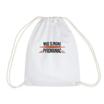 Pottery Clay Pottery Course Pottery Getöpfert - Drawstring Bag - white - Front