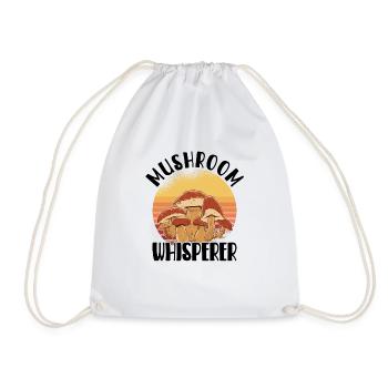 Cueilleur de champignons chasseur de champignons amateur de champignons champignons ferme - Sac de sport léger - blanc - Devant