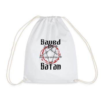 Satan Belzébuth Diable Gothique Pentagramme Mystique - Sac de sport léger - blanc - Devant