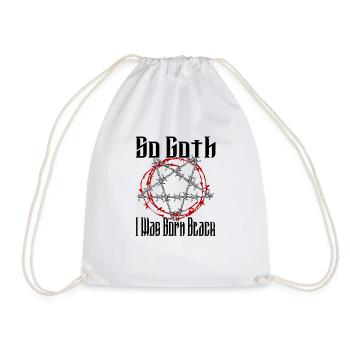 Satan Beelzebub Devil Gothic Pentagram Mystical - Drawstring Bag - white - Front