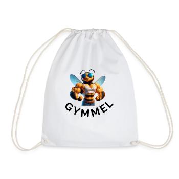 Gymmel #2 - Drawstring Bag - white - Front