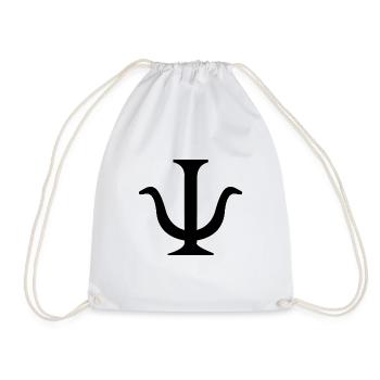Psychologie Psychologe Zeichen Symbol - Turnbeutel - Weiß - Vorne