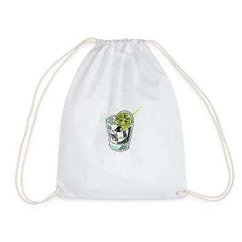 gin - Sac de sport léger - blanc - Devant